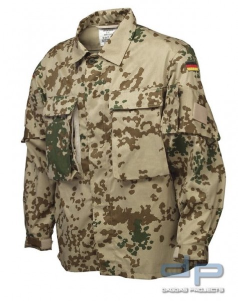 BW KSK Feldbluse 3-Farben Tropentarn Original