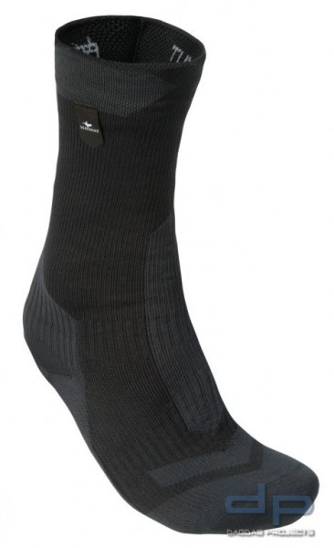 SealSkinz Trekking Thick Mid Socks Black/ Anthracite