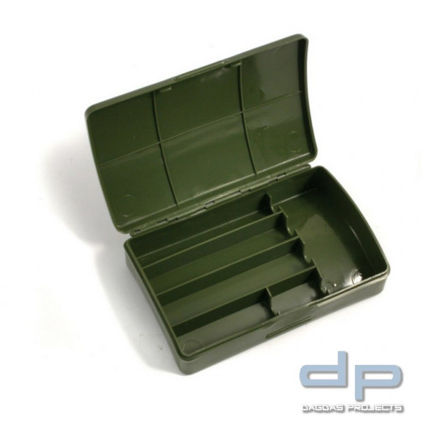 Niebling Aufbewahrungsbox Bundeswehr, 130 x 80mm, Kunststoff, ölresistent, oliv