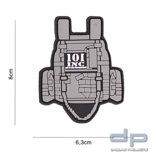Emblem 3D PVC Tactical Weste grau