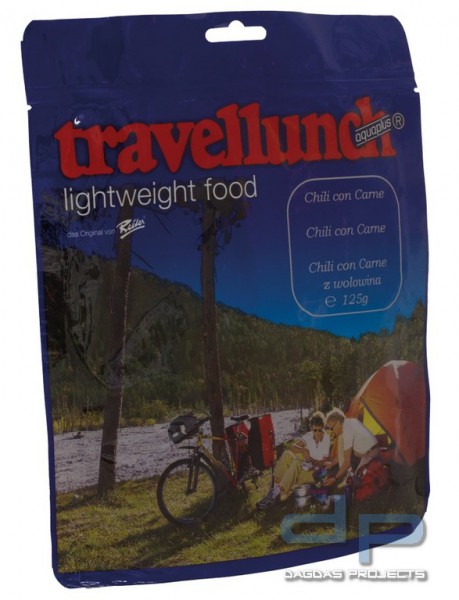 Travellunch Chili Con Carne Outdoor Nahrung Trekking Food Camping 125 g Beutel 