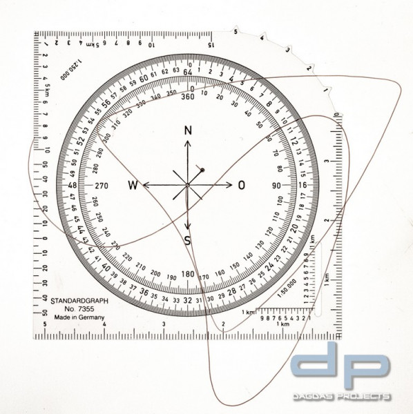 STANDARDGRAPH KARTENWINKELMESSER