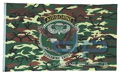 Airborne Fahne / Flagge 90 X 150 Cm – Wetterfeste Polyester-Flagge Mit Metallösen