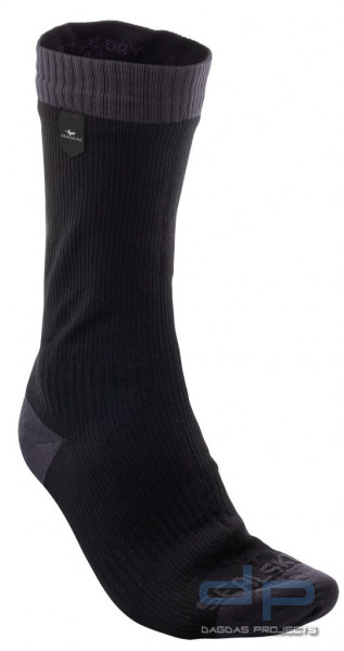 SealSkinz Waterproof Warm Weather Mid Sock Schwarz