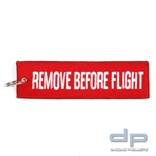 Schlüsselanhänger Remove before Flight groß