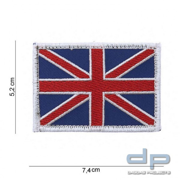 Emblem Stoff UK Flagge mit Klettband #1006
