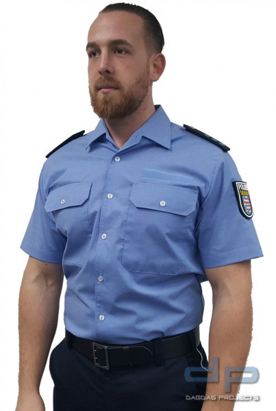 ETZEL Diensthemd Modell Polizei Hessen, kurzarm ohne Ärmelflausch Größe: 47/48 und 37/38