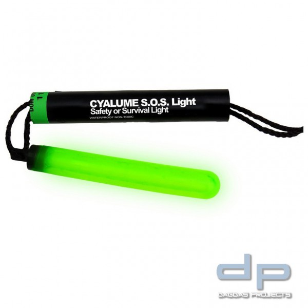 Cyalume S.O.S. Signal &amp; Light, grün, 14 cm, 8 h
