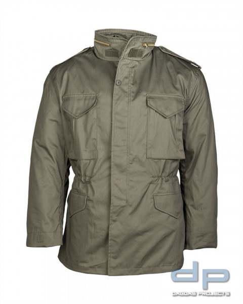 US Style Feldjacke M65 mit Futter oliv