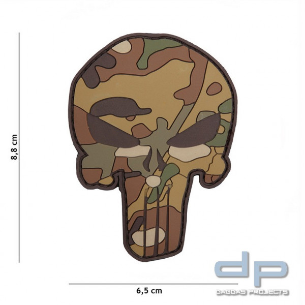 Emblem 3D PVC Punisher Multi