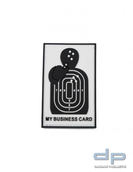 Klettabzeichen My Business Card - gummiert, 53x85 mm