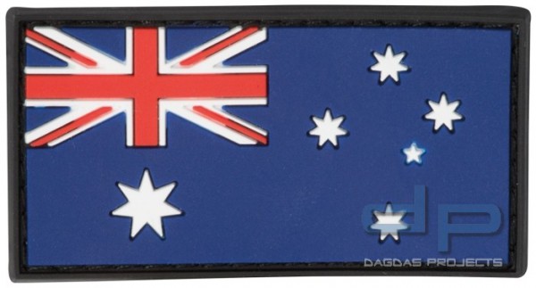 3D Rubber Patch Australien Bunt