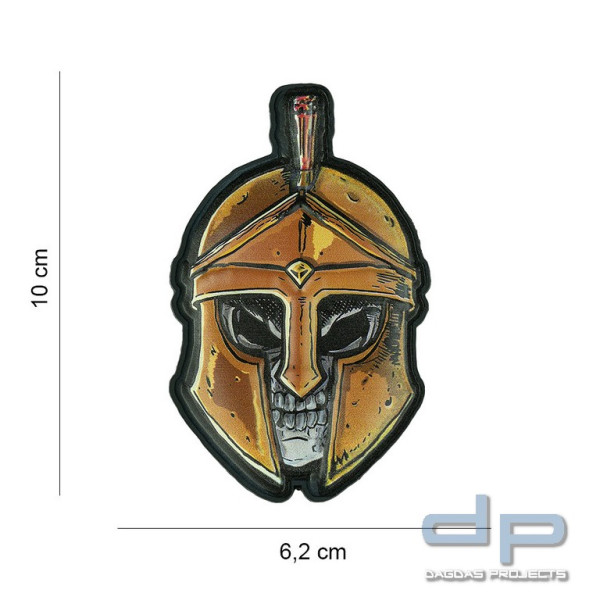 Emblem 3D UV Totenkopf spartanisch