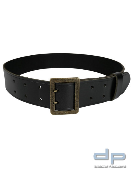 COP® 9293 Leder-Dienstkoppel (Büffelleder) altgoldfa. Zweidornschnalle,45 mm