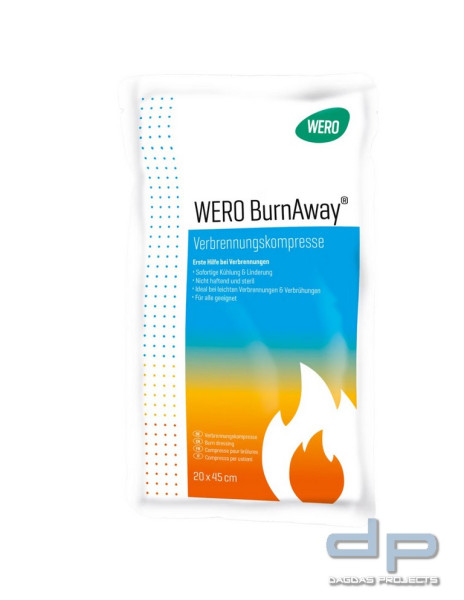WERO BurnAway® Verbrennungskompresse - 20 x 45 cm