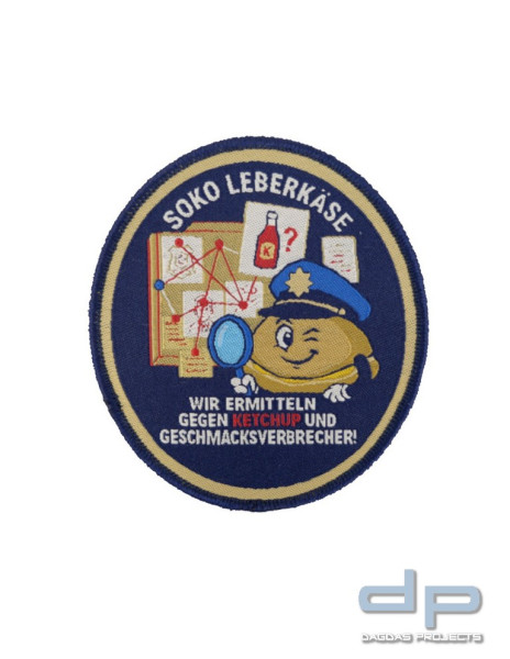 Klettabzeichen SOKO LEBERKÄSE - Textil (85x75mm)