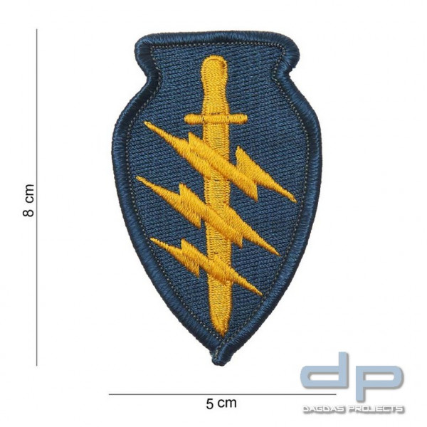 Emblem Stoff US Army S.F. Schwert