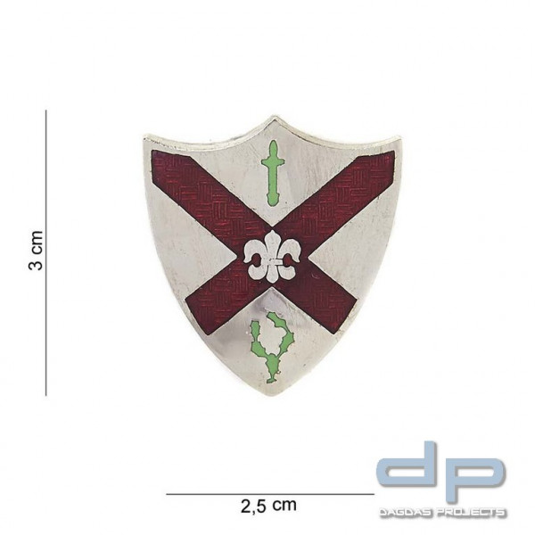 Emblem Metall Infantry Regiment Unit Crest