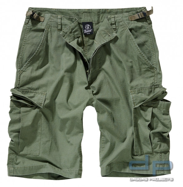 BDU Ripstop Shorts in verschiedenen Farben in Größe S, Farbe: Oliv