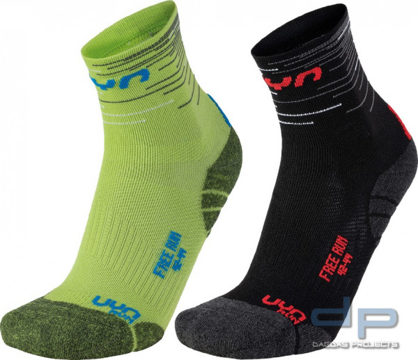 UYN FREE RUN LAUFSOCKEN 2ER PACK