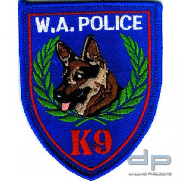 Stoffaufnäher - W.A. Police K-9 Unit