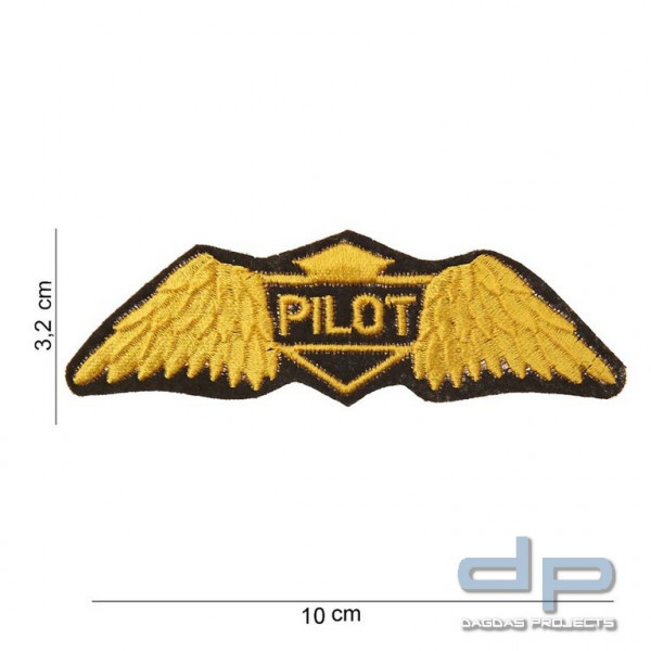 Emblem Stoff Pilot (badge)