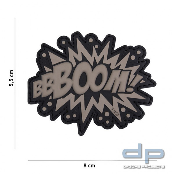 Emblem 3D PVC BOOM! grau