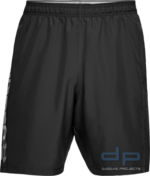Under Armour Woven Graphic Wordmark Short in Schwarz