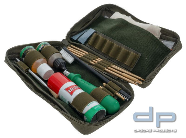 Ballistol Waffen Reinigungs-Set (52-teilig), oliv