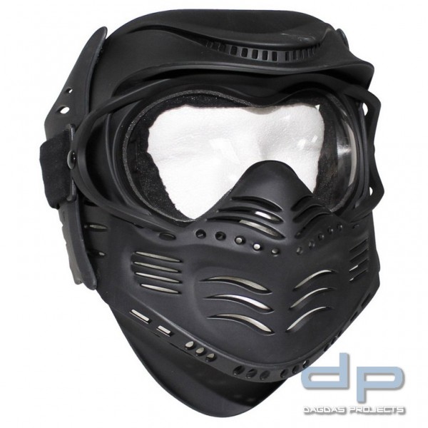 Gesichtsmaske, "Fight", schwarz