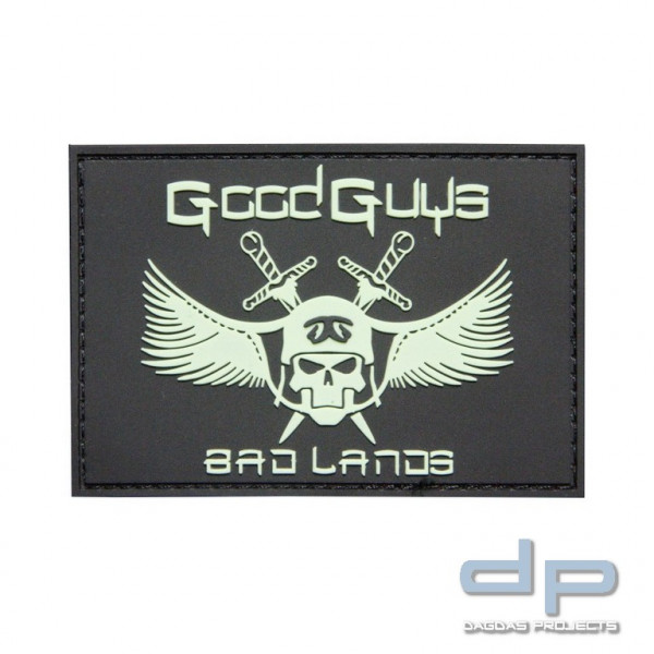 Good Guys in Bad Lands - Klettabzeichen / Patch, fluoreszierend (65 x 95 mm)