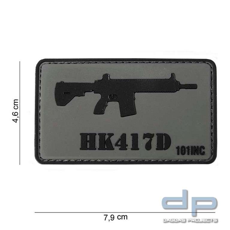 Emblem 3D PVC HK417D | Sonstige Rubber Patches | 3 D Rubber 