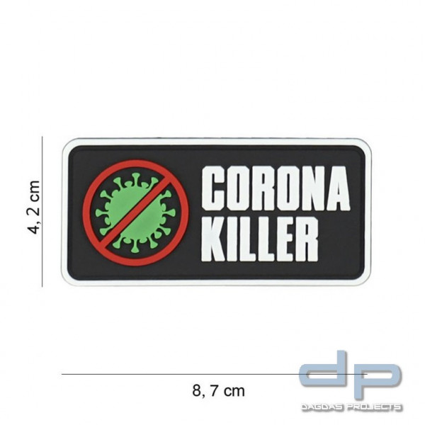 Emblem 3D PVC Corona killer #8090