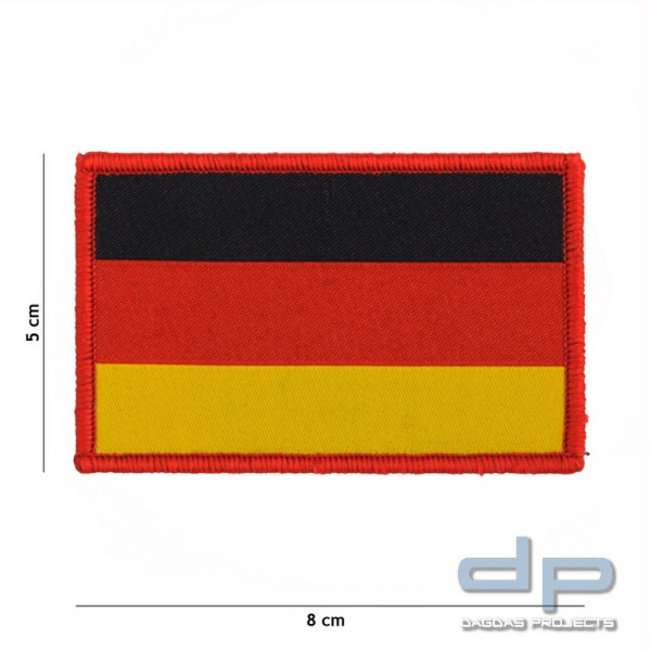 Emblem Stoff fein gewebte Flagge Deutschland