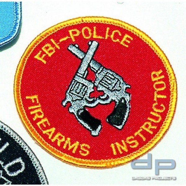 Stoffaufnäher - FBI-Police Firearms Instructor