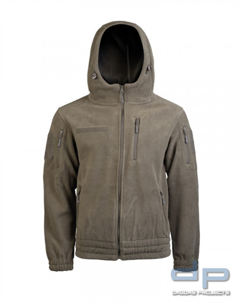 KÄLTESCHUTZJACKE FLEECE GEN.II M.KAPUZE OLIV VPE2