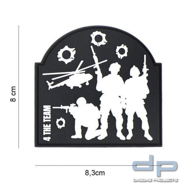 Emblem 3D PVC 4 the team #20025