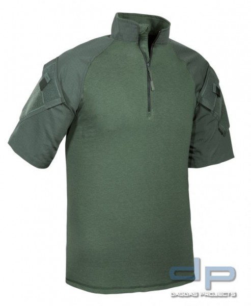 TRU-Spec 1/4 Zip Combat Shirt Kurzarm Oliv