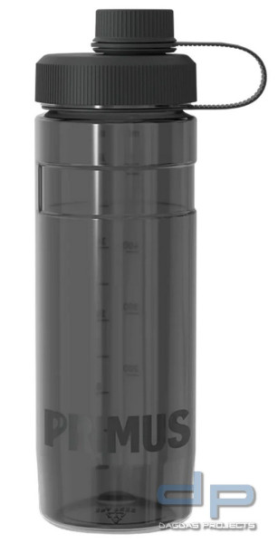 Primus - Kvarts Tritan Bottle 0.6 L Drink Cap (Wasserflasche) in Schwarz und Hellblau