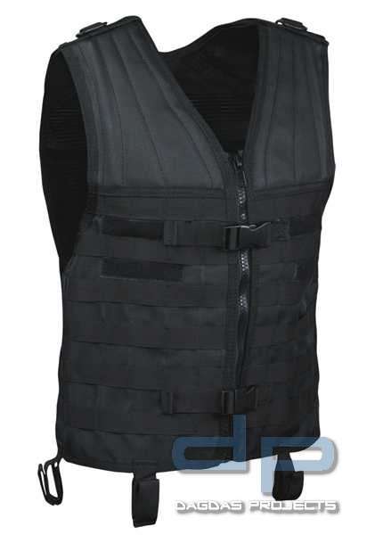 Mil-Tec Unisex Gilet Porte Charge Molle Carrier Weste - Confort Et Modularité
