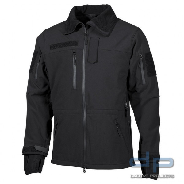 Soft Shell Jacke, &quot;High Defence&quot;, schwarz