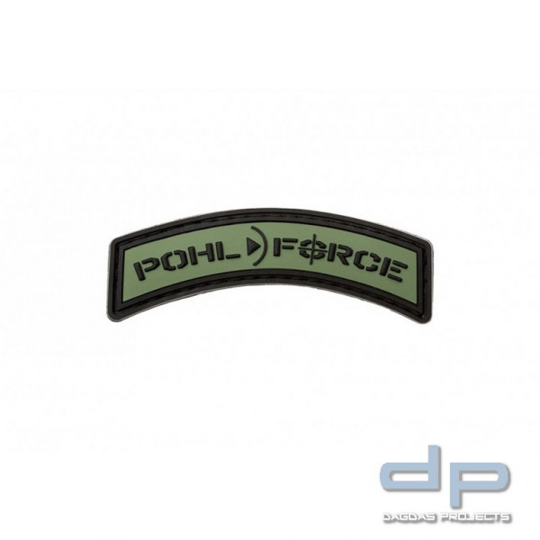 Pohl Force 3D Rubber Patch Oliv