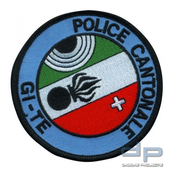 Stoffaufnäher - Police Cantonale GI -TE (Schweiz / Switzerland)
