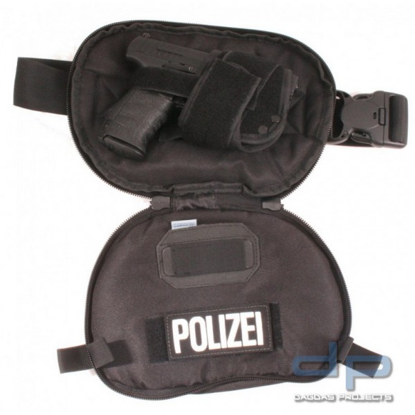 Vorteilspaket Hüfttaschenholster + Aufschrift POLIZEI