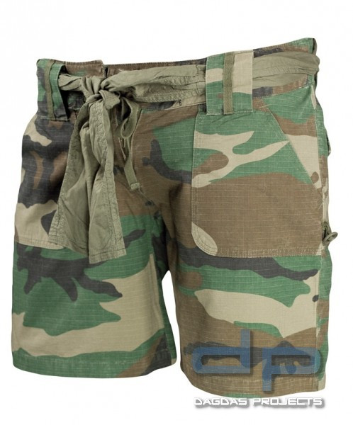 ARMY SHORTS WOMAN - WOODLAND