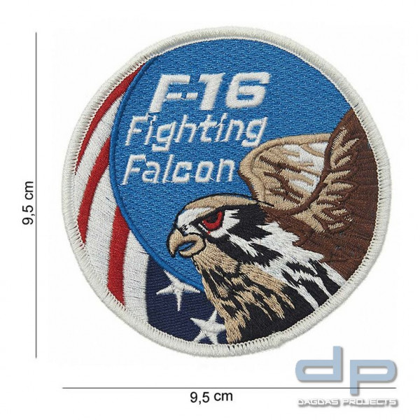 Emblem Stoff F-16 Fighting Falcon Eagle USA