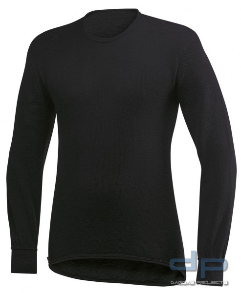 Woolpower Shirt Langarm 200 in schwarz