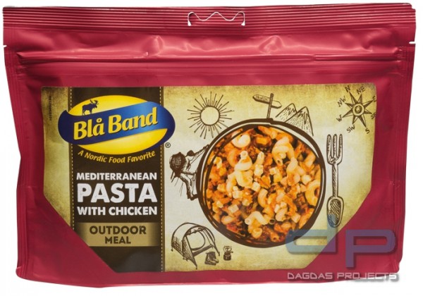 Blå Band Outdoor Meal - Mediterrane Pasta mit Hähnchen