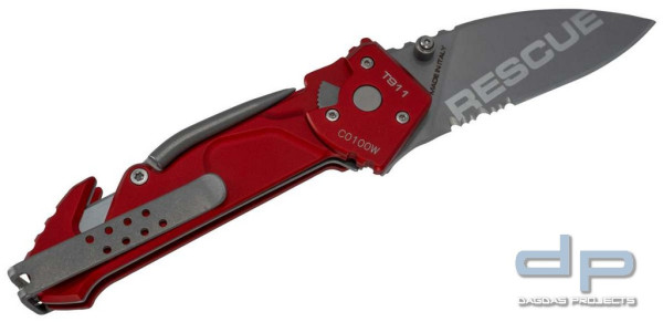 Extrema Ratio - T911 Rescue (Rettungs Messer) in rot