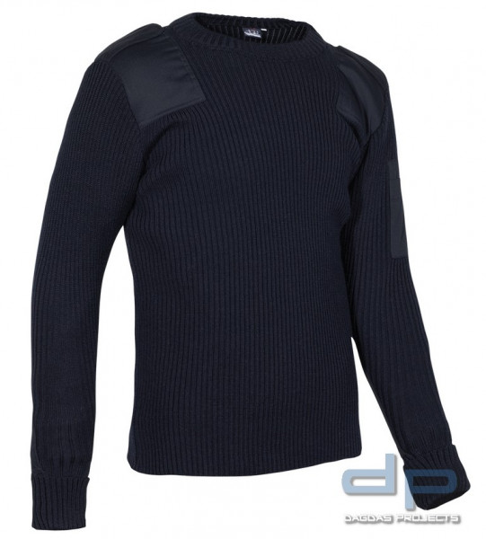 Elbe-Team Uniformpullover Rippstrick in Schwarz Größe: XL und Navy Größe: M